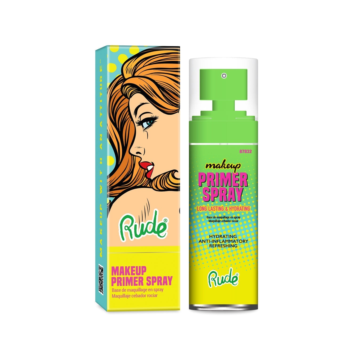 Makeup Primer Spray Setting Spray & Powder by Rude Cosmetics | Fleurcouture
