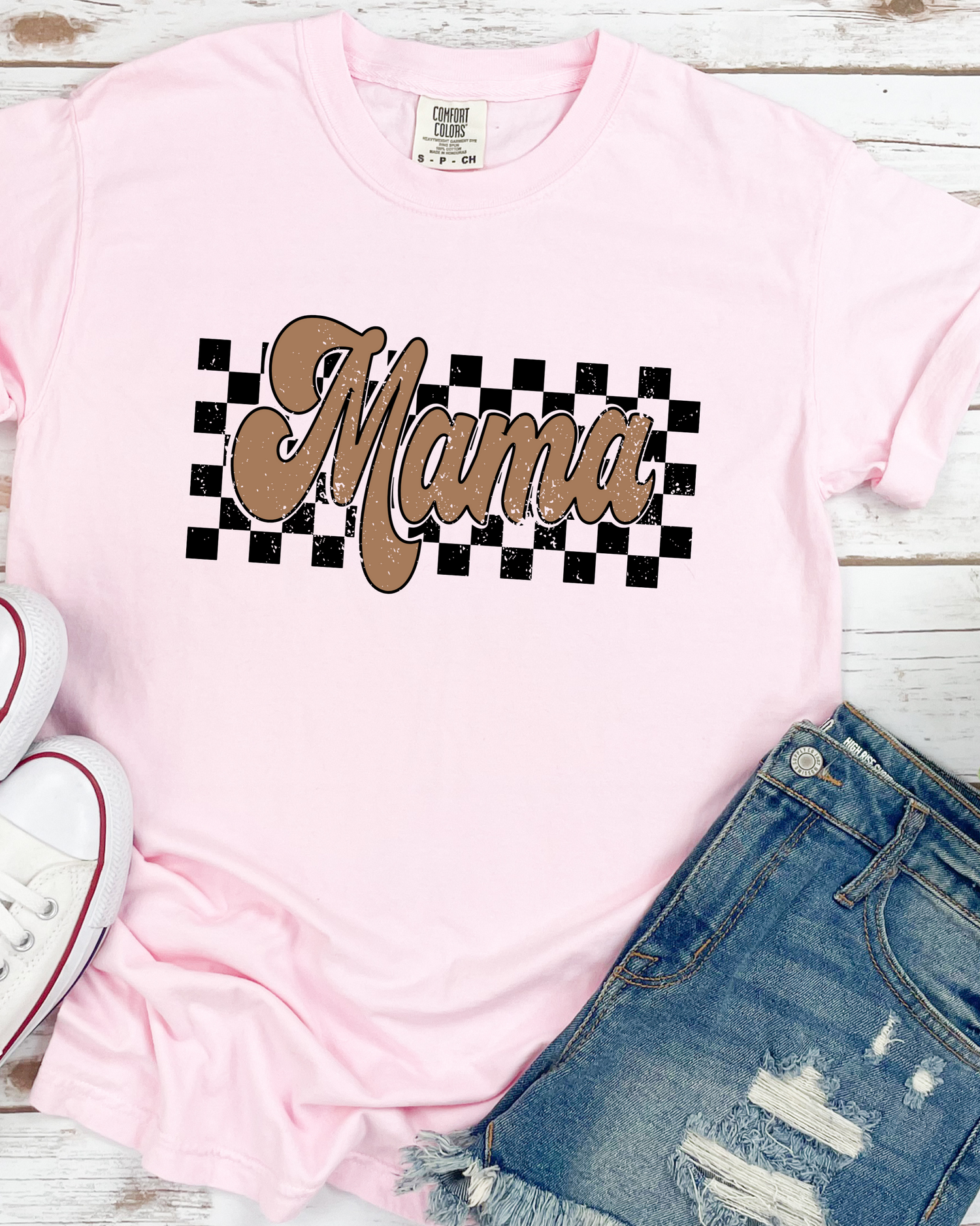 MAMA TEE (COMFORT COLORS) by LL | Fleurcouture