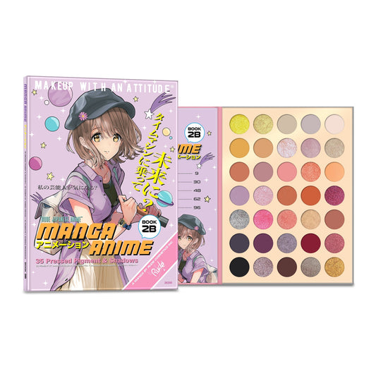 Manga Anime 35 Pressed Pigment & Shadows Book 2B Eye Shadow by Rude Cosmetics | Fleurcouture