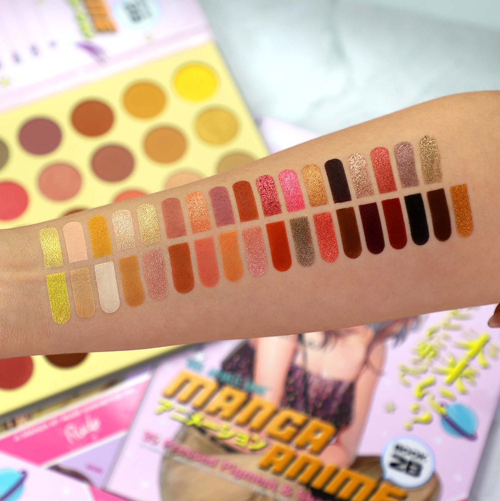 Manga Anime 35 Pressed Pigment & Shadows Book 2B Eye Shadow by Rude Cosmetics | Fleurcouture