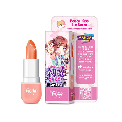 Manga Collection Lip Balm Peach Kiss Lip Balms by Rude Cosmetics | Fleurcouture