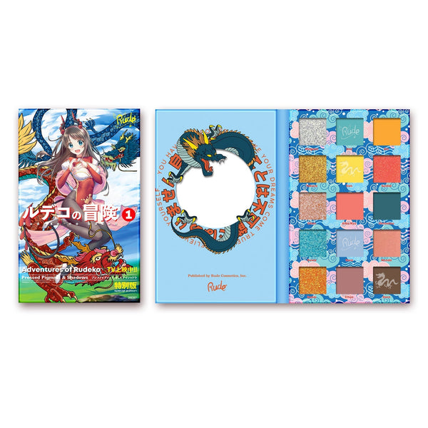 Manga Collection Pressed Pigments & Shadows Palette - Adventures of Rudeko Eye Shadow by Rude Cosmetics | Fleurcouture