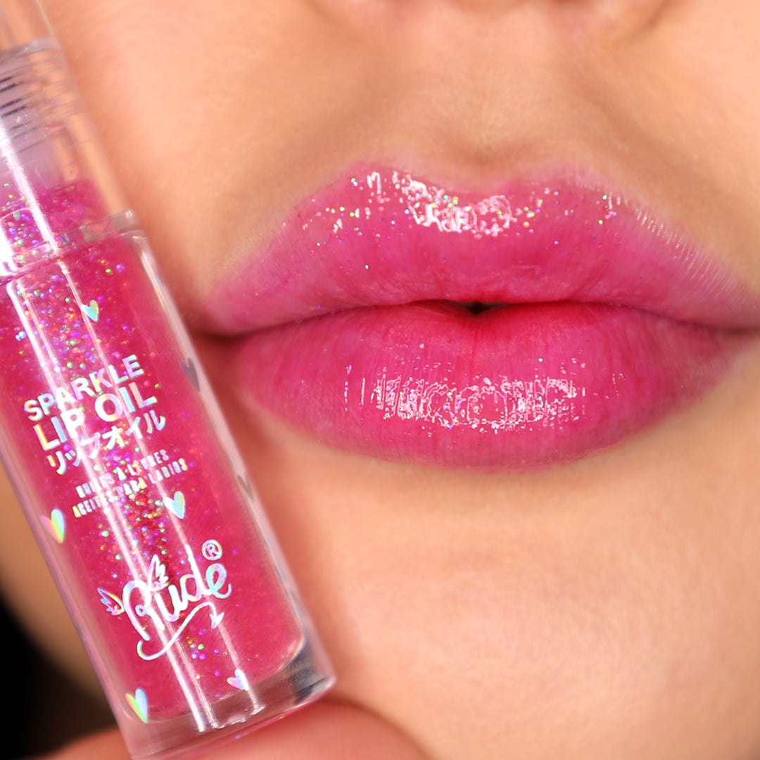 Manga Collection Sparkle Lip Oil Lip Balms &amp; Treatments by Rude Cosmetics | Fleurcouture