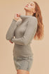 Marcey Sweater HEATHER GREY S by Aemi + Co | Fleurcouture