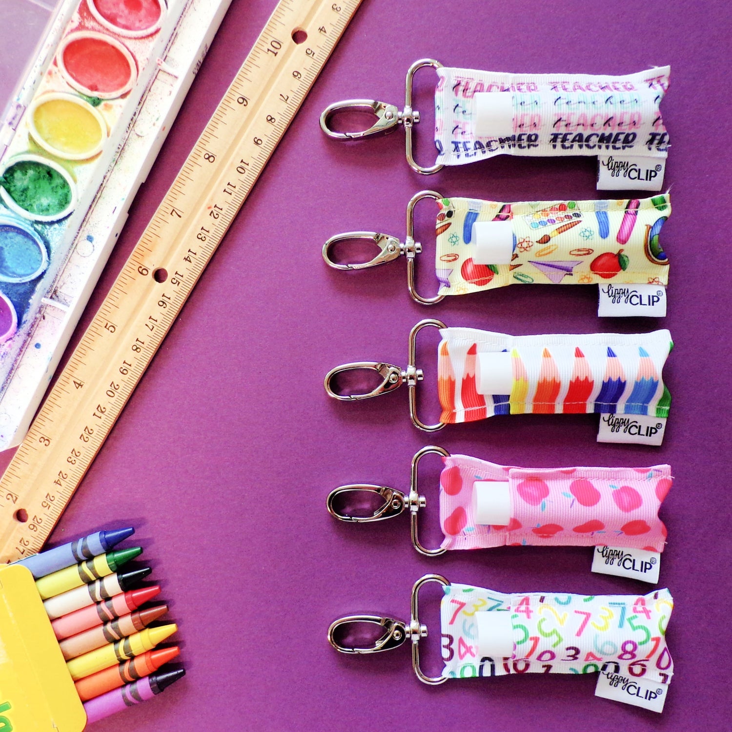 Math Teacher LippyClip® Lip Balm Holder Retail by LippyClip® | Fleurcouture