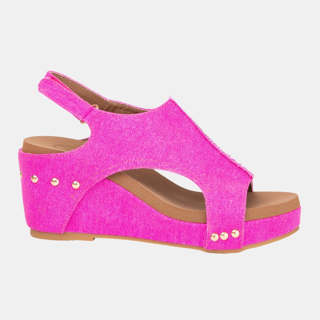 Melissa Slingback Sandal Wedge 6 Fuchsia WEDGES by MODAPASSO | Fleurcouture