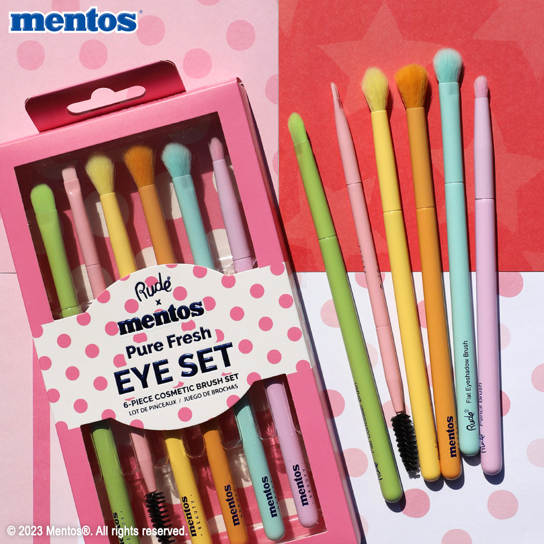 Mentos Eye Brush Set Eye Brushes by Rude Cosmetics | Fleurcouture