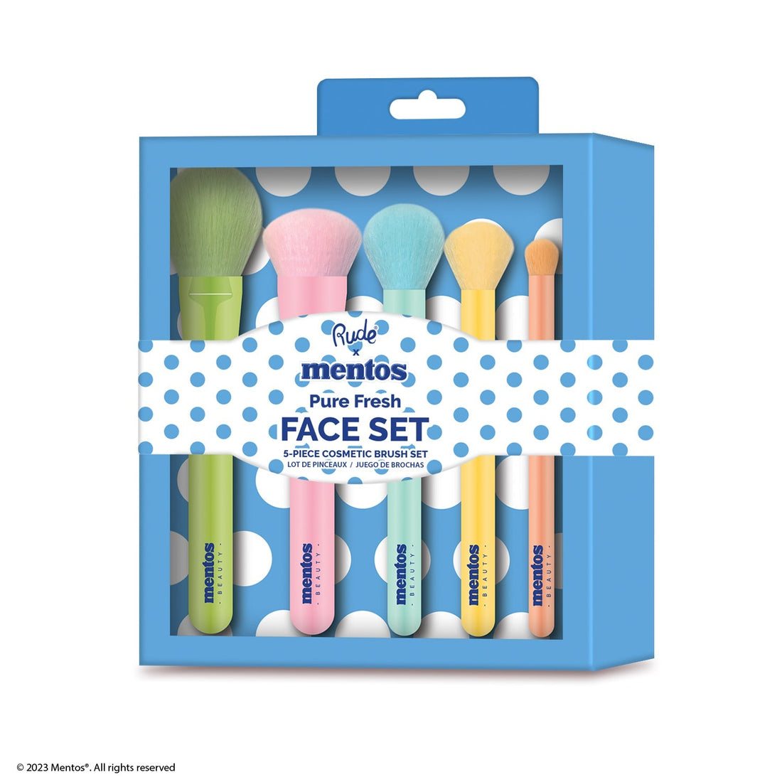 Mentos Face Brush Set Face Brushes by Rude Cosmetics | Fleurcouture