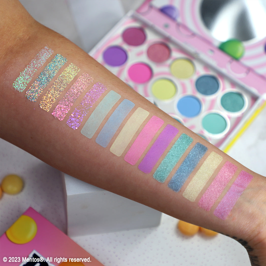 Mentos Mixed Fruit Pastel Palette Eyeshadow Palette by Rude Cosmetics | Fleurcouture