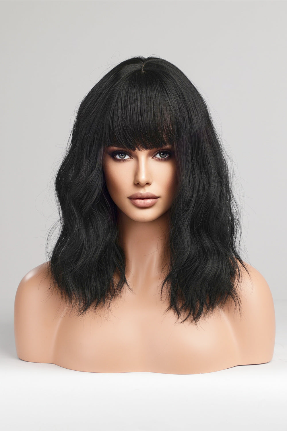 Mid-Length Wave Synthetic Wigs 12&