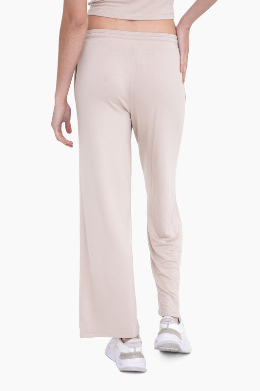 Mid-Rise Lounge Terry Pant by Mono B | Fleurcouture