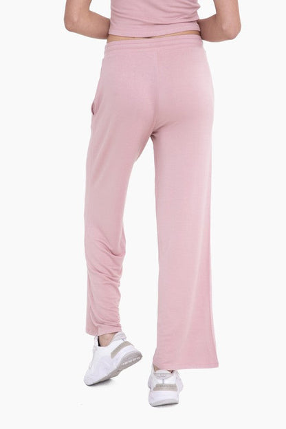 Mid-Rise Lounge Terry Pant by Mono B | Fleurcouture