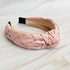 Milano Woven And Knotted Headband Pink OS Accessories/Headwear by Ellison and Young | Fleurcouture