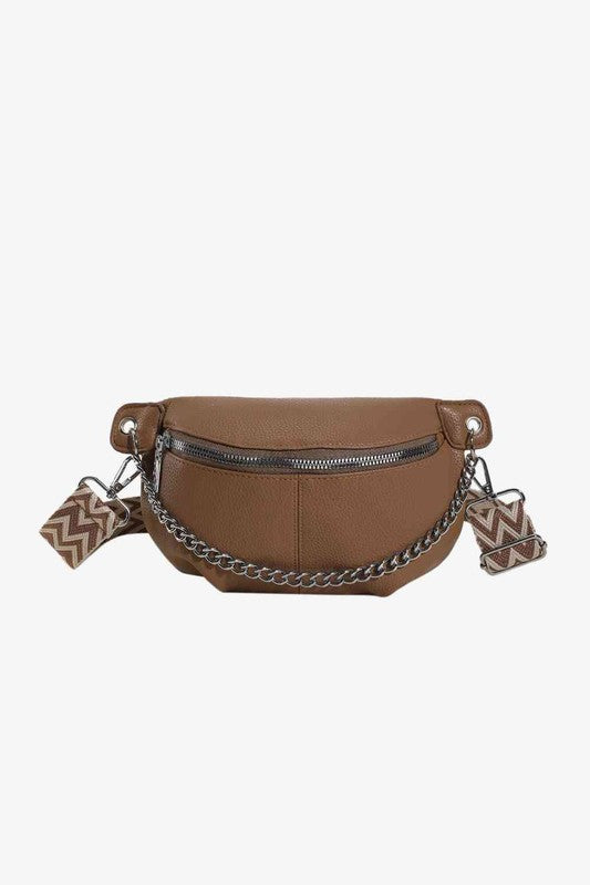 Milla Sling Bag Khaki OS by ClaudiaG Collection | Fleurcouture