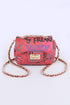 Mini Grafitti Swing Bag Burgundy O/S by Artini Accessories | Fleurcouture