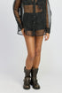 MINI SHORTS WITH DRAWSTRINGS BLACK S by Emory Park | Fleurcouture