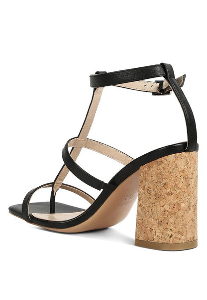 MIRABELLA Open Square Toe Block Heel Sandals by Rag Company | Fleurcouture