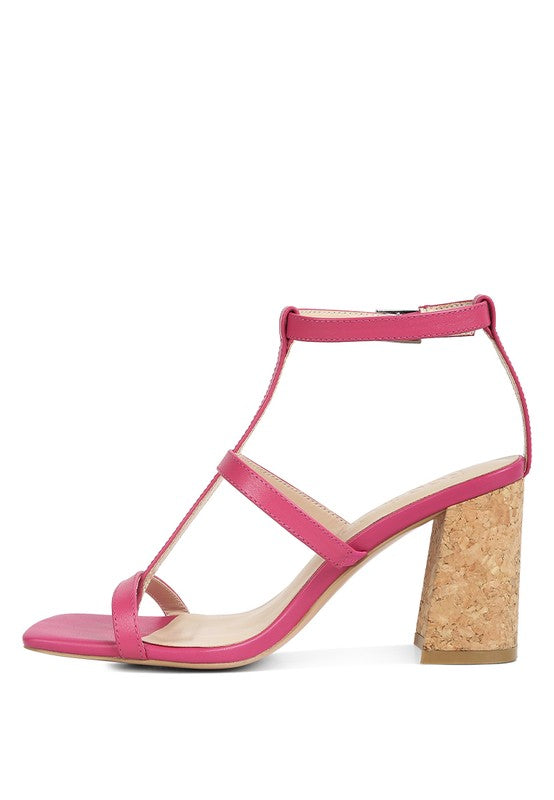 MIRABELLA Open Square Toe Block Heel Sandals by Rag Company | Fleurcouture