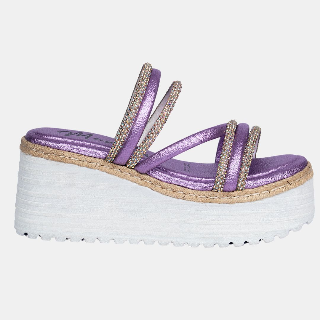 MISTY 1 Lilac 6 WEDGES by MODAPASSO | Fleurcouture