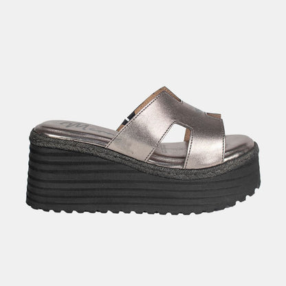 MISTY 6 Pewter 6 WEDGES by MODAPASSO | Fleurcouture