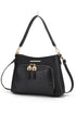 MKF Collection Anayra Shoulder Bag by Mia K Black One Size by MKF Collection by Mia K | Fleurcouture