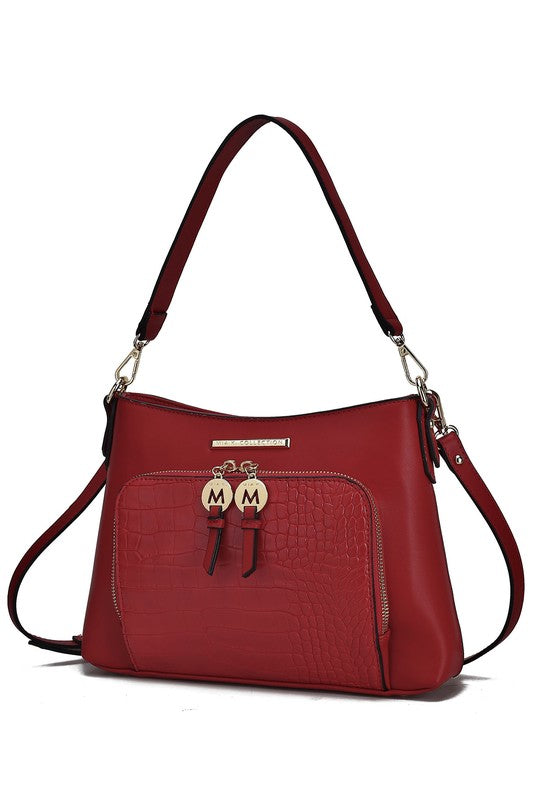 MKF Collection Anayra Shoulder Bag by Mia K Red One Size by MKF Collection by Mia K | Fleurcouture