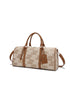 MKF Collection Jovani Duffle Weekender by Mia K Beige One Size by MKF Collection by Mia K | Fleurcouture