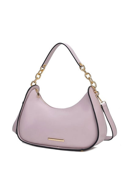 MKF Collection Lottie Shoulder Handbag by Mia k Lilac One Size by MKF Collection by Mia K | Fleurcouture