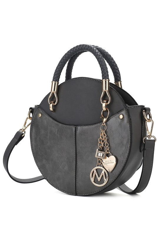 MKF Collection Nobella Crossbody Bag by Mia K Charcoal One Size by MKF Collection by Mia K | Fleurcouture