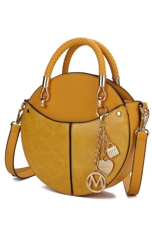 MKF Collection Nobella Crossbody Bag by Mia K Yellow One Size by MKF Collection by Mia K | Fleurcouture