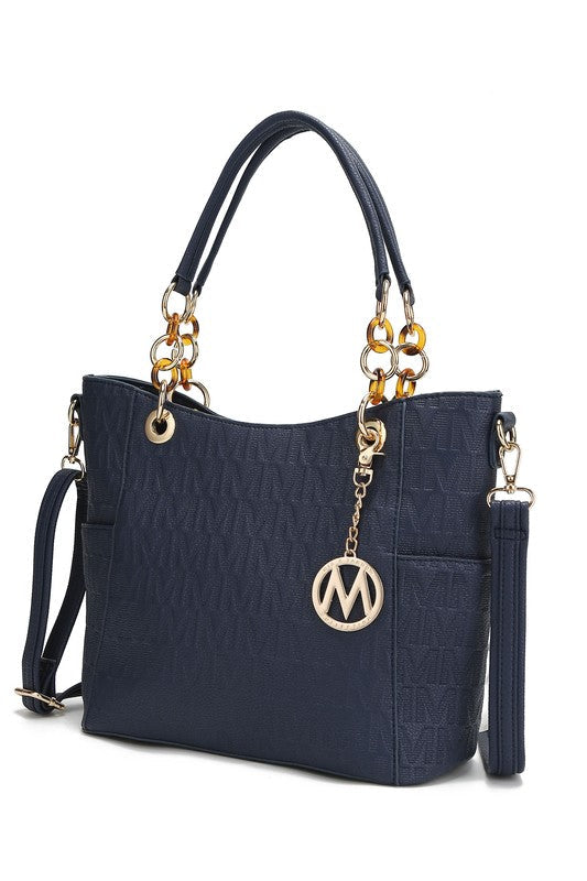 MKF Collection Rylee Women Tote Bag by Mia K Navy One Size by MKF Collection by Mia K | Fleurcouture