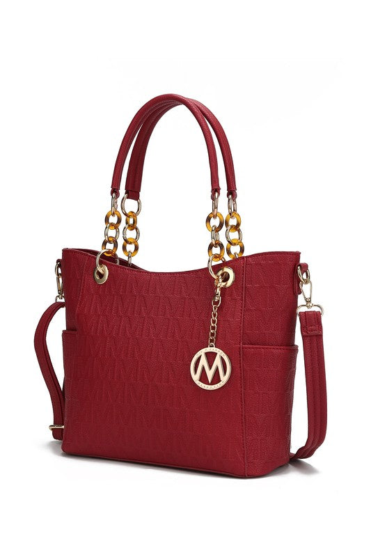 MKF Collection Rylee Women Tote Bag by Mia K Red One Size by MKF Collection by Mia K | Fleurcouture