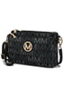 MKF Ishani Five Crossbody Bag by Mia K Black One Size by MKF Collection by Mia K | Fleurcouture