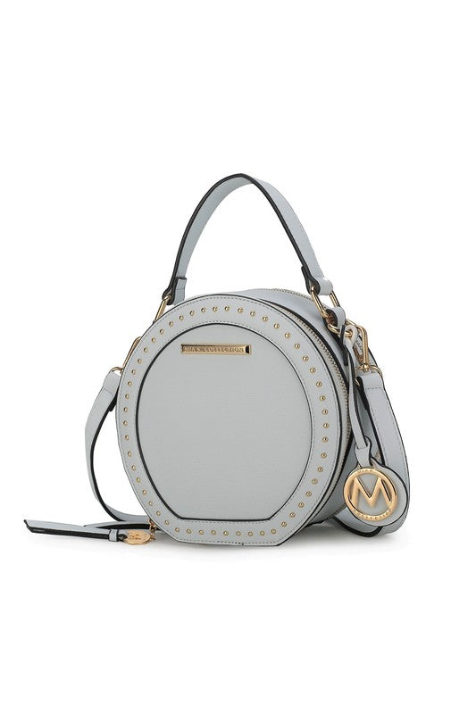 MKF Lydie Multi Compartment Crossbody Bag by Mia K Light Blue One Size by MKF Collection by Mia K | Fleurcouture