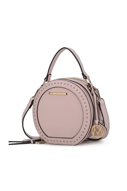 MKF Lydie Multi Compartment Crossbody Bag by Mia K Light Blush One Size by MKF Collection by Mia K | Fleurcouture