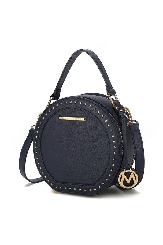 MKF Lydie Multi Compartment Crossbody Bag by Mia K Navy One Size by MKF Collection by Mia K | Fleurcouture