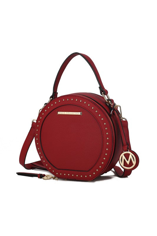 MKF Lydie Multi Compartment Crossbody Bag by Mia K Red One Size by MKF Collection by Mia K | Fleurcouture