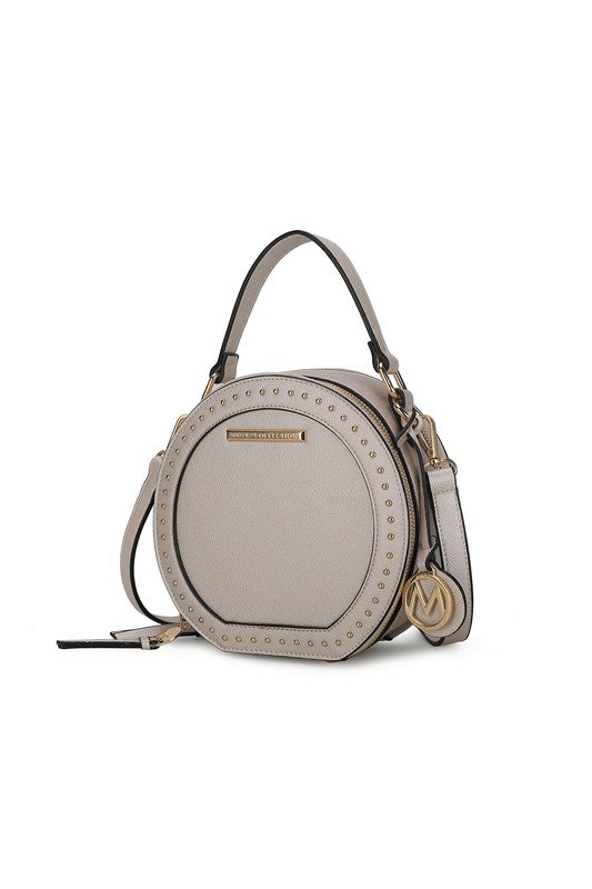 MKF Lydie Multi Compartment Crossbody Bag by Mia K Silver One Size by MKF Collection by Mia K | Fleurcouture