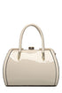 MKF Marlene Patent Satchel Handbag by Mia K Bone One Size by MKF Collection by Mia K | Fleurcouture