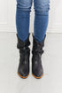 MMShoes Better in Texas Scrunch Cowboy Boots in Navy Navy 6 by Trendsi | Fleurcouture