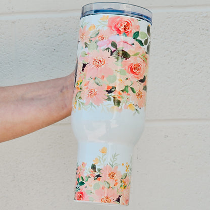 Mom Life 40oz Tumbler Tumbler by Tea-Shirt Shoppe | Fleurcouture