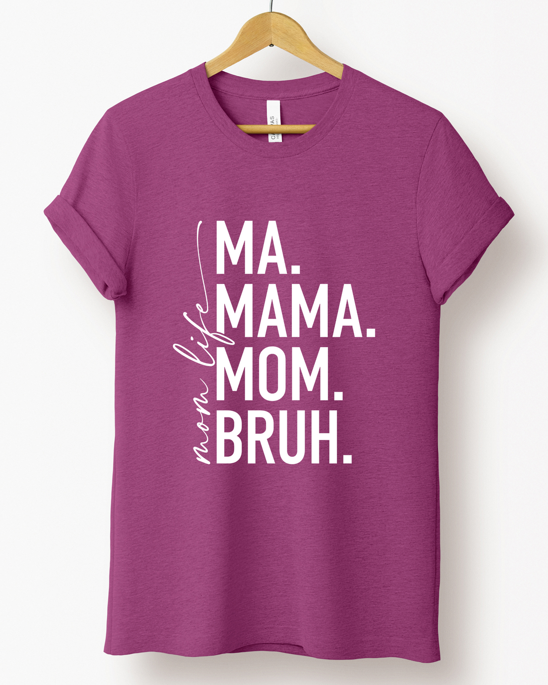 MOM LIFE TEE(BELLA CANVAS) by LL | Fleurcouture