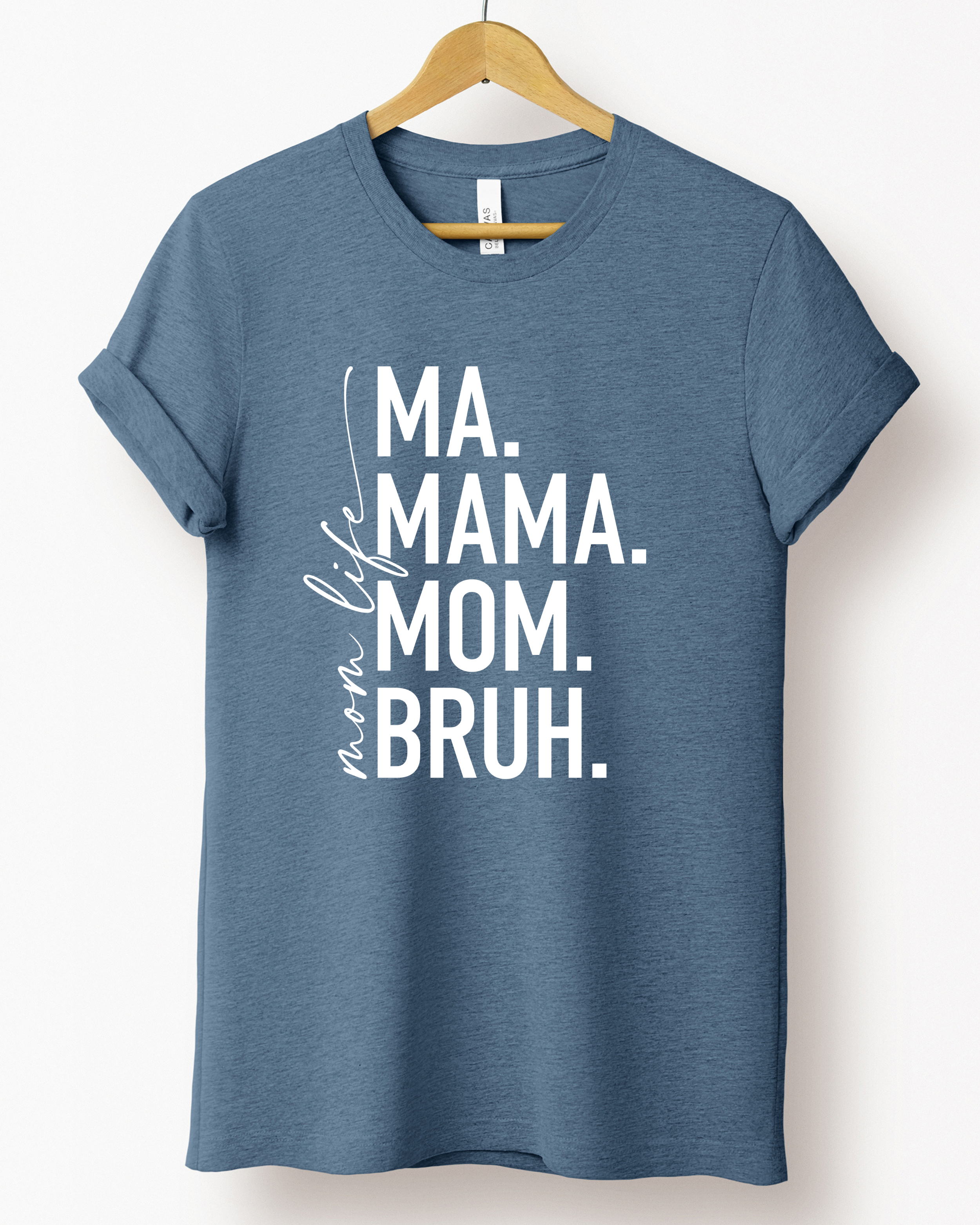 MOM LIFE TEE(BELLA CANVAS) by LL | Fleurcouture