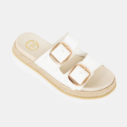 MONIQUE 1 White 6 WEDGES by MODAPASSO | Fleurcouture