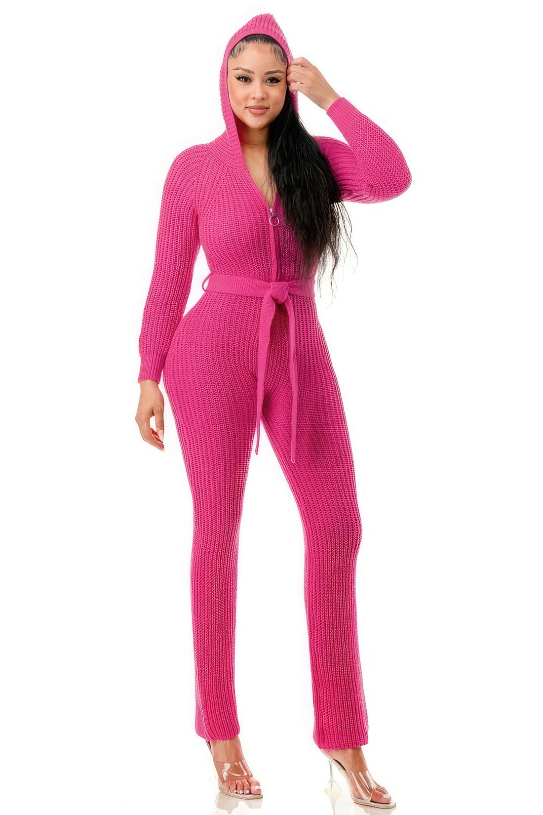 Monroe Hooded Jumpsuit Jumpsuits by Fleurcouture | Fleurcouture