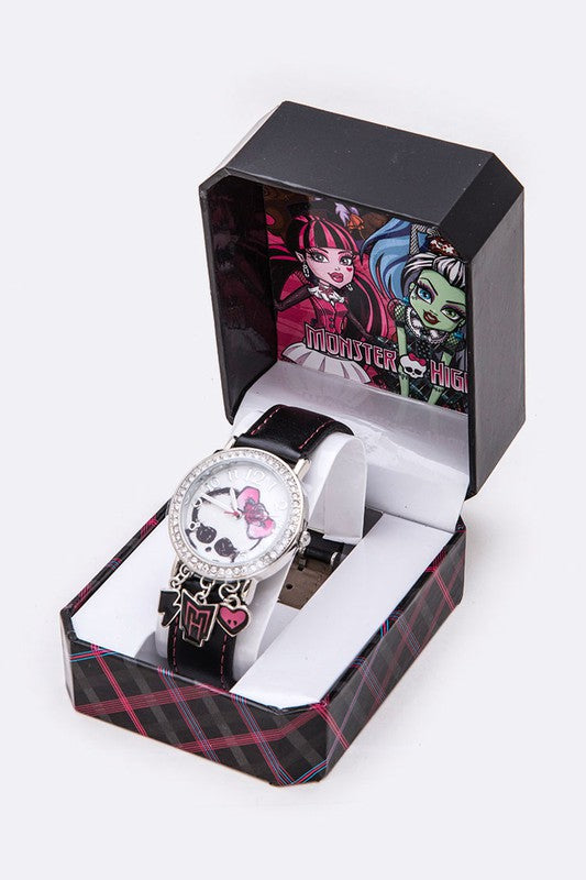 Monster High License Skull Watch Box Set AS PREVIEW O/S by Artini Accessories | Fleurcouture