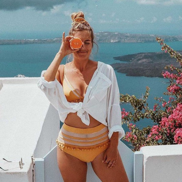 Morelia Swimsuit Cover Up White OS by ClaudiaG Collection | Fleurcouture