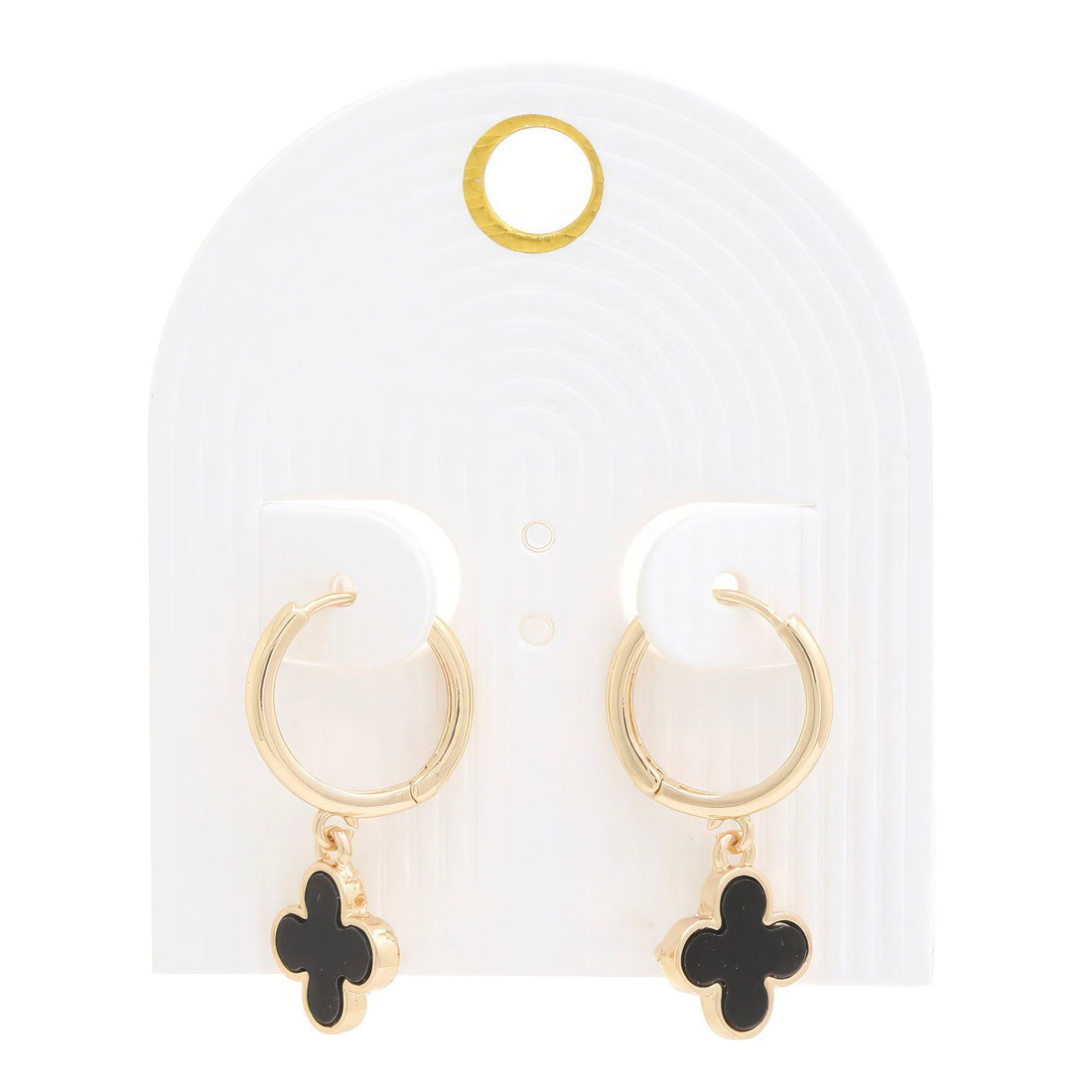 Moroccan Shape Hoop Earring by Fleurcouture | Fleurcouture