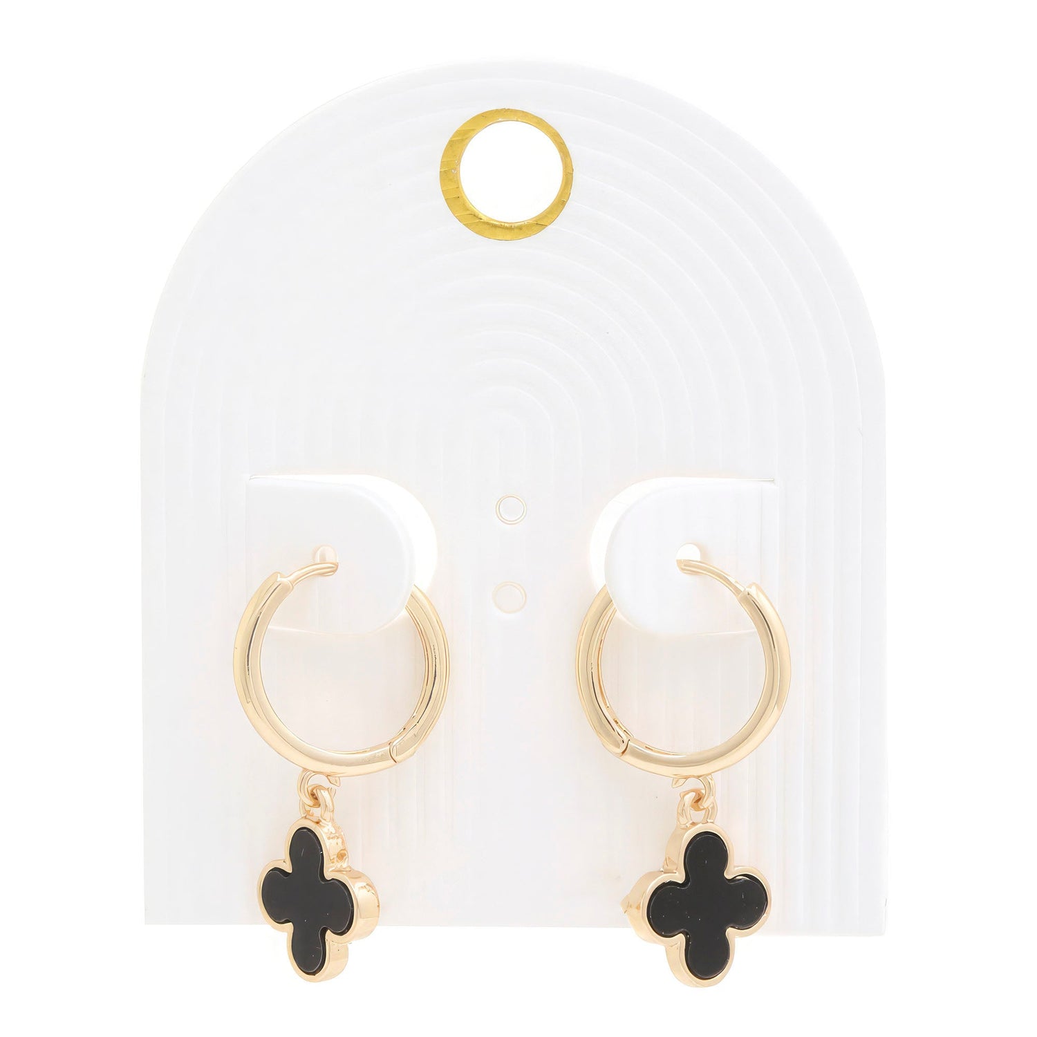 Moroccan Shape Hoop Earring by Fleurcouture | Fleurcouture