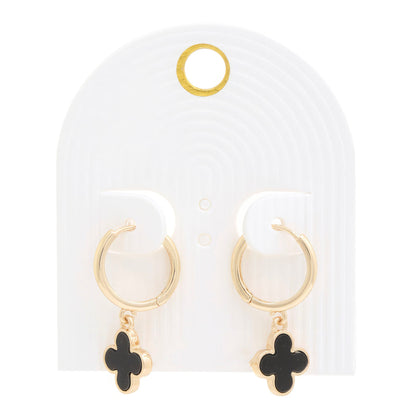 Moroccan Shape Hoop Earring by Fleurcouture | Fleurcouture